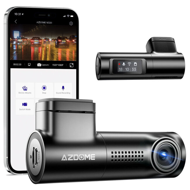 AZDome AZDome M330 FullHD Wifi dashcam