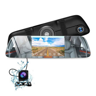 AZDome AZDome PG01 2CH Mirror Touch dashcam