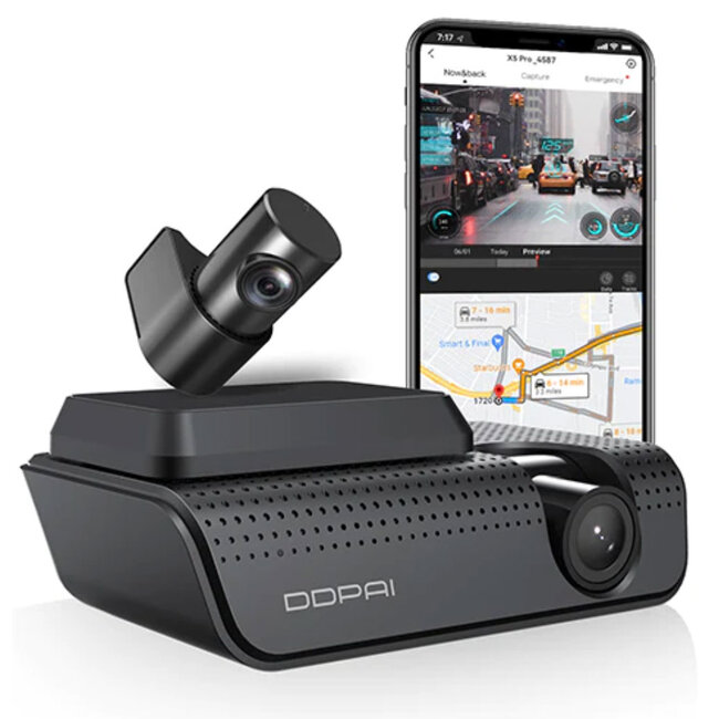 DDPai DDpai X5 Pro 4K 2CH Wifi GPS 32gb dashcam