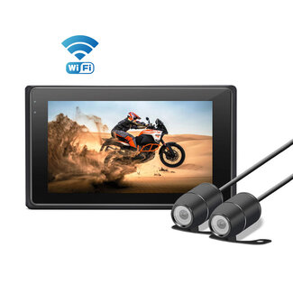 Motocam Motocam M2F Wifi 2CH Dual FullHD motorcycle dashcam