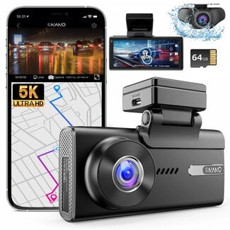 Nanocam Nanocam M93 Pro 5K Touch Wifi GPS 64gb dashcam