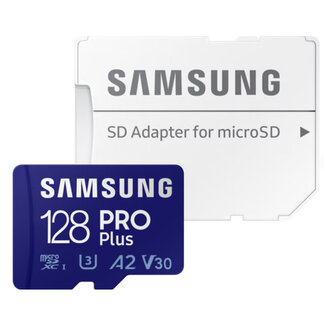 Samsung Samsung Pro Plus 128gb U3 V30 A2 Micro SDXC card