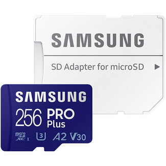 Samsung Samsung Pro Plus 256gb U3 V30 A2 Micro SDXC card