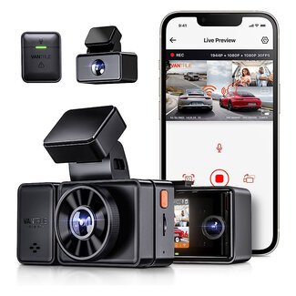 Vantrue Vantrue E3 Triple 3CH 2K QuadHD Wifi GPS dashcam